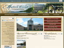 Tablet Screenshot of co.madison.tn.us