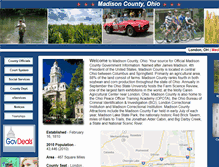 Tablet Screenshot of co.madison.oh.us