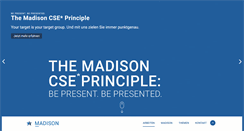 Desktop Screenshot of madison.at