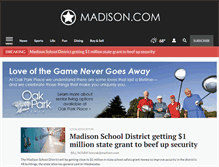 Tablet Screenshot of host.madison.com