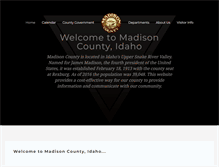 Tablet Screenshot of co.madison.id.us