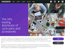 Tablet Screenshot of madison.co.uk